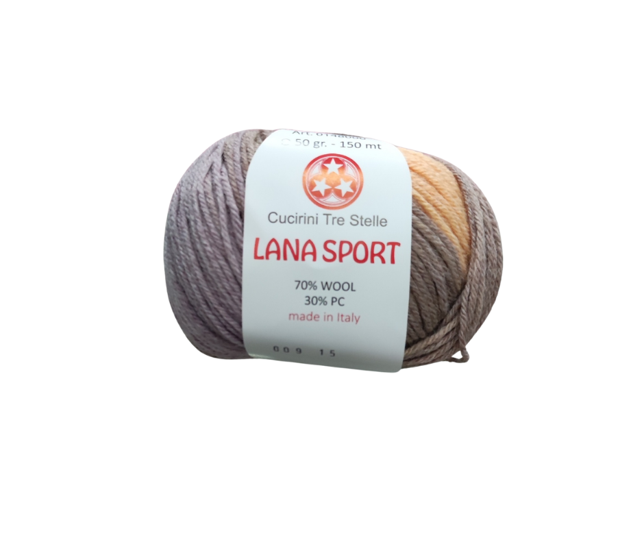 LANA SPORT MULTICOLOR - 70% LANA 30% ACRILICO