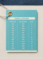 Grembiule Asilo Quadretti Azzurro - Celeste  Bambino - A02