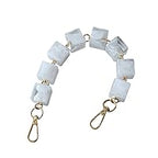 CATENA RESINA CUBIC CON ANELLO + MOSCHETTONE - 42 CM