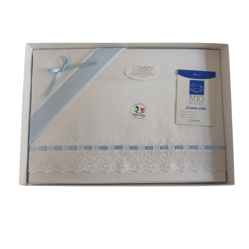 Completo Culla con Fascia Aida per Ricamare Art. 15/05DIS. AIPQ