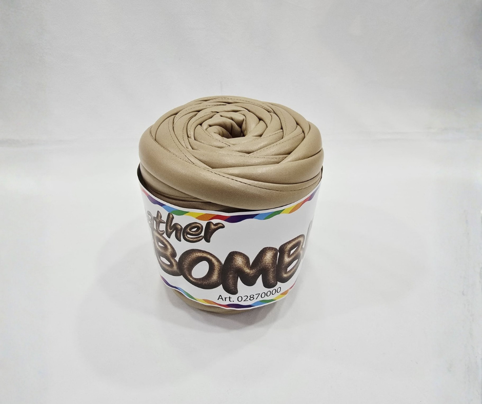 Marshmallow LEATHER BOMBIX (Eco-Pelle) - Cucirini Tre Stelle - L'Arte Dei Tessuti - Merceria Creattiva
