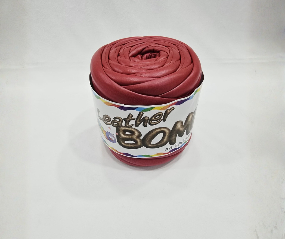 Marshmallow LEATHER BOMBIX (Eco-Pelle) - Cucirini Tre Stelle - L'Arte Dei Tessuti - Merceria Creattiva