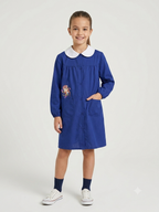 Grembiule Blu Bambina Scuola Elementare - F04