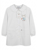 Grembiule Bianco Bambina Scuola Elementare - F08