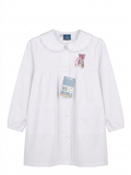 Grembiule Bianco Bambina Scuola Elementare - F11