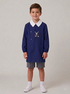 Grembiule Scuola Elementare Blu Bambino - G04