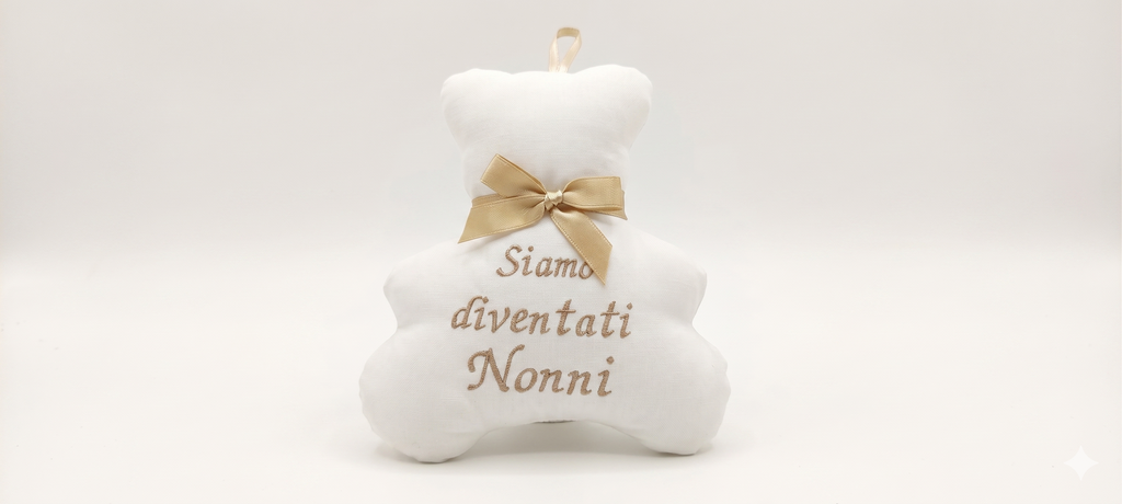 Orsetto Fuori Porta " Siamo Diventati nonni"