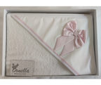 Accappatoio Triangolo Neonato 100% cotone Misura 70x75
