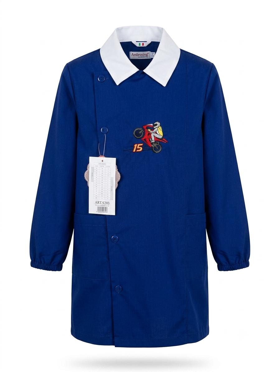 Grembiule Blu  Scuola Elementare Bambino - G07